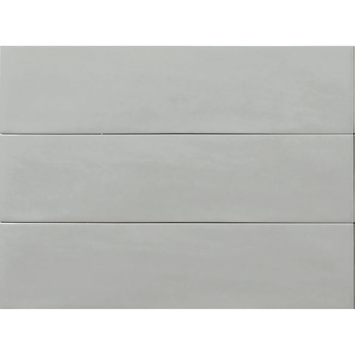 Tesoro - Albatross 3 in. x 12 in. Ceramic Wall Tile - Grey