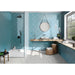 Tesoro - Albatross 3 in. x 12 in. Ceramic Wall Tile - Sky Deco Installed