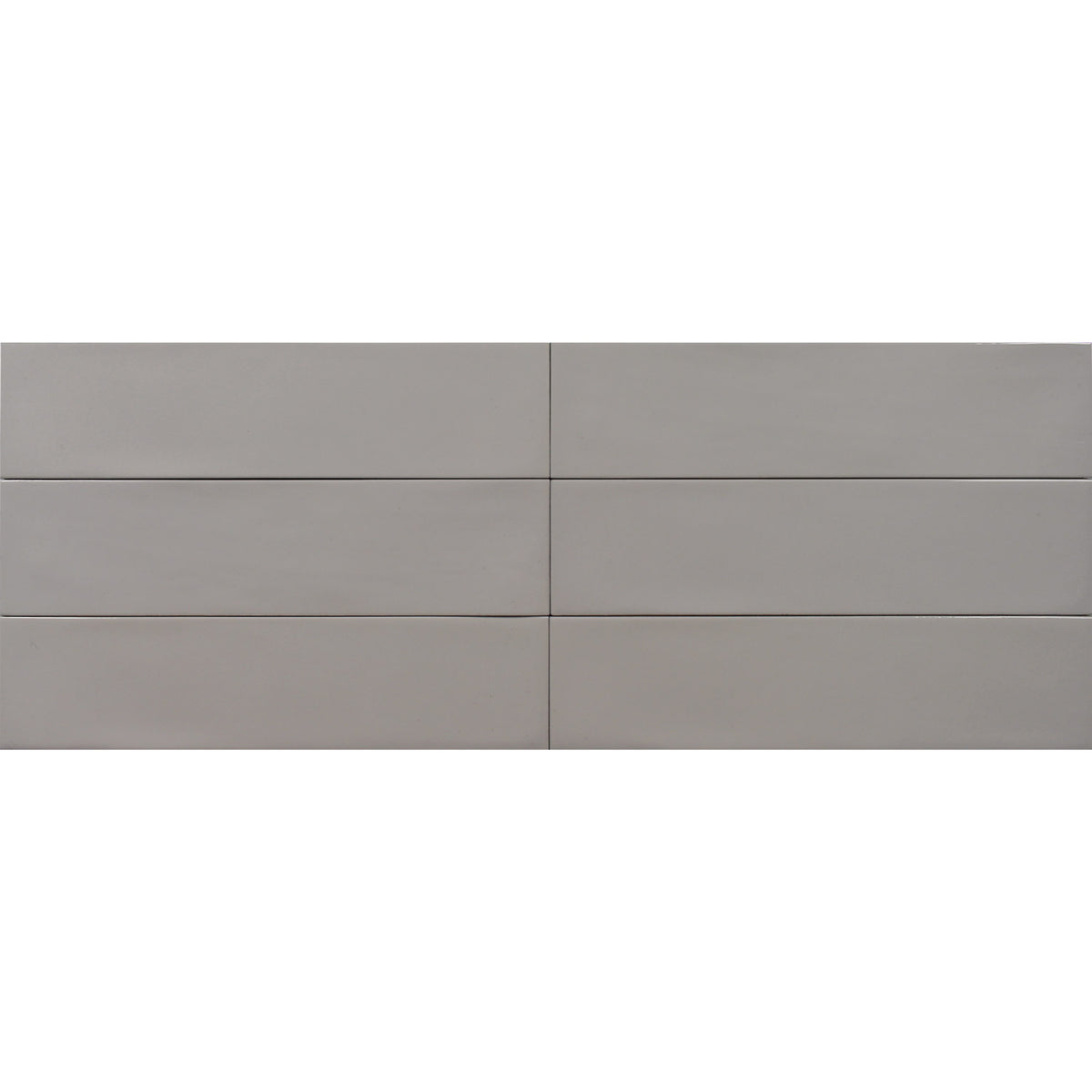 Tesoro - Albatross 3 in. x 12 in. Ceramic Wall Tile - Smoke Extra