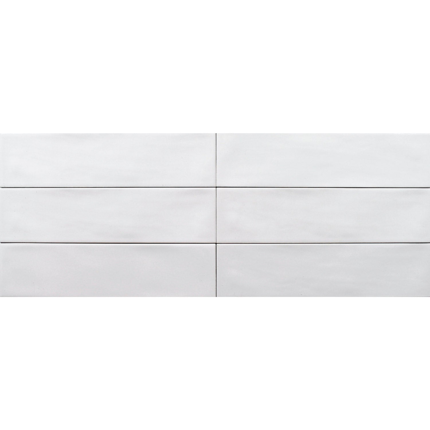 Tesoro - Albatross 3 in. x 12 in. Ceramic Wall Tile - White