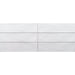 Tesoro - Albatross 3 in. x 12 in. Ceramic Wall Tile - White Extra