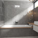 Tesoro - Altea 4 in. x 4 in. Wall Tile - Smoke Installed