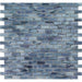 Aquatica by Tesoro - Aurora Series 1/2 in. x 1 in. Glass Mosaic- Azurite