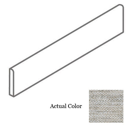 Tesoro - Craft 3 in. x 24 in. Porcelain Bullnose Tile - Wool