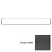 Tesoro Decorative Collecton - Crayons Ceramic Tile - Charcoal Quarter Round