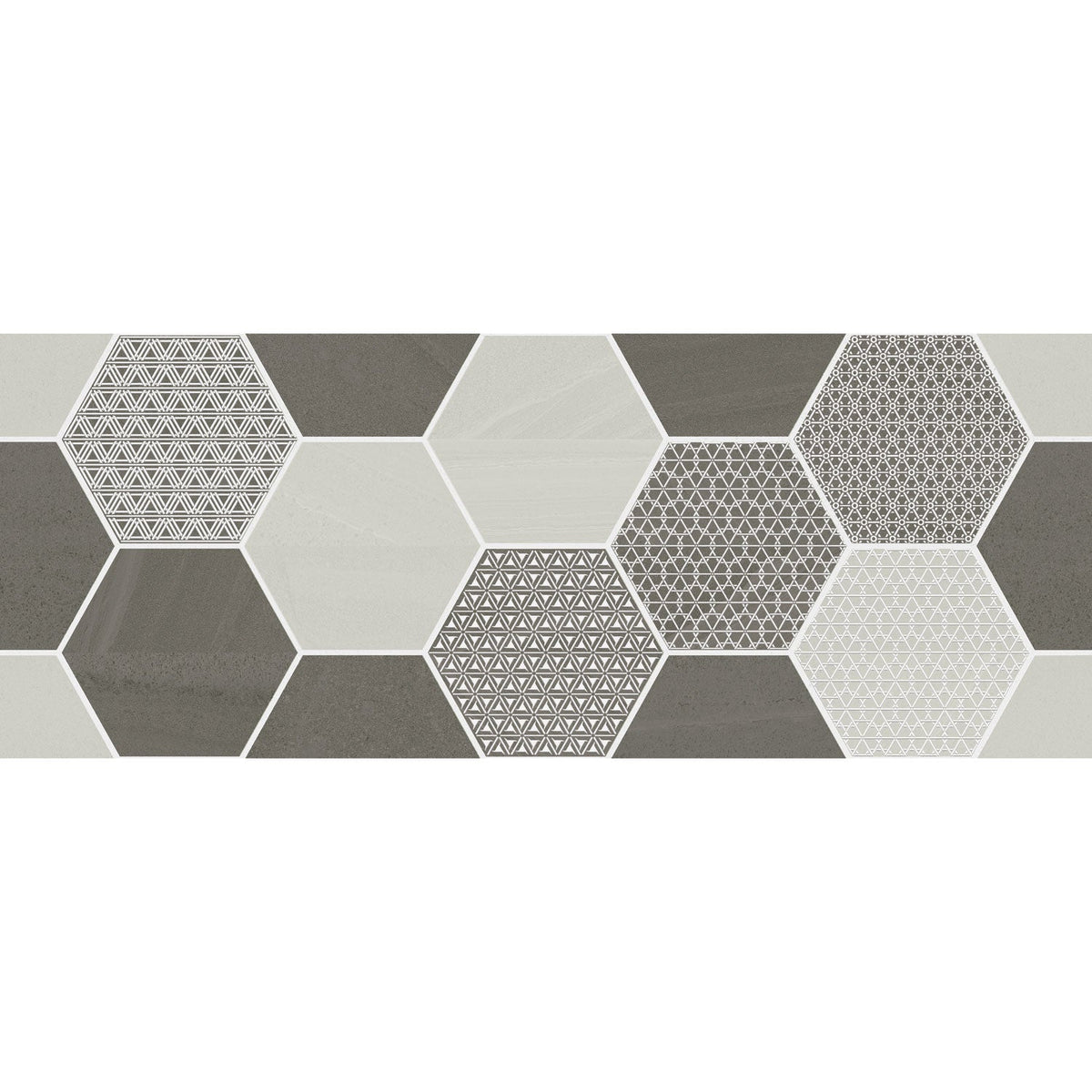 Tesoro - Cumbria 14 in. x 36 in. Ceramic Wall Tile - Mix Wall Deco