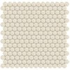 See Tesoro - Element Series - Artisan Glass Penny Round Mosaic - Sand