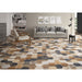Tesoro - Gauguin Wood Hex Porcelain Tile - Mix Hex Room Scene 3