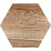 Tesoro - Gauguin Wood Hex Porcelain Tile - Mix Hex 2