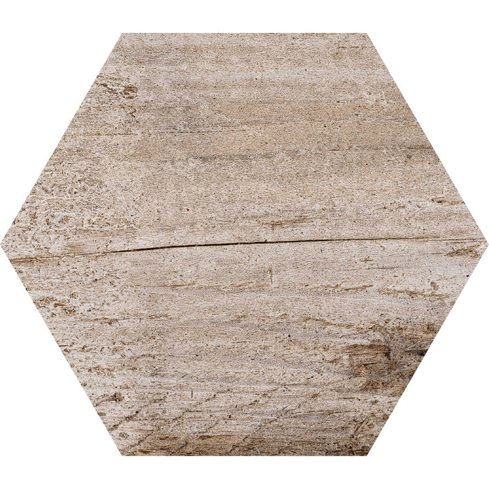 Tesoro - Gauguin Wood Hex Porcelain Tile - Mix Hex 4