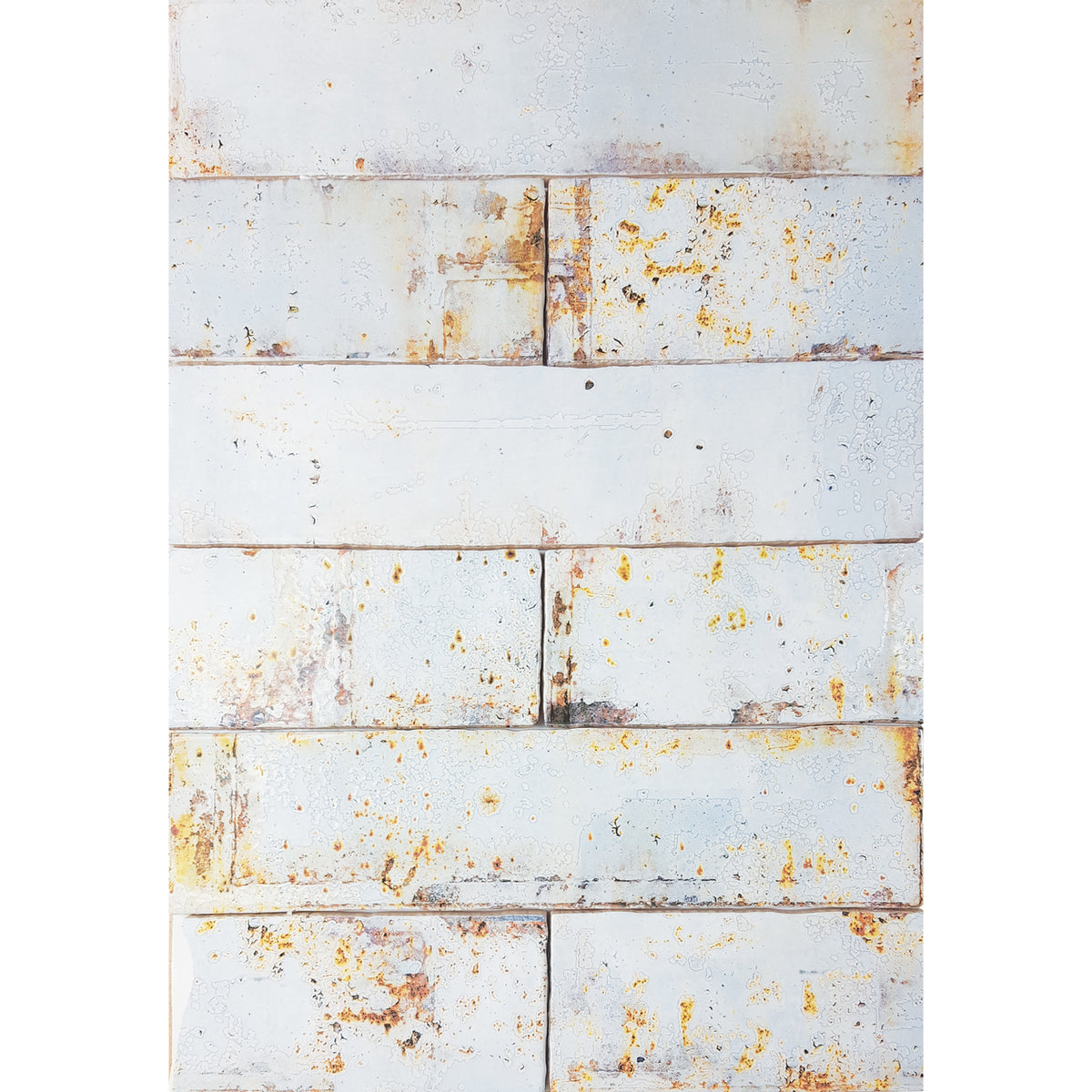 Tesoro Decorative Collection - Grunge Ceramic 3 in. x. 12 in. Wall Tile - Oxid