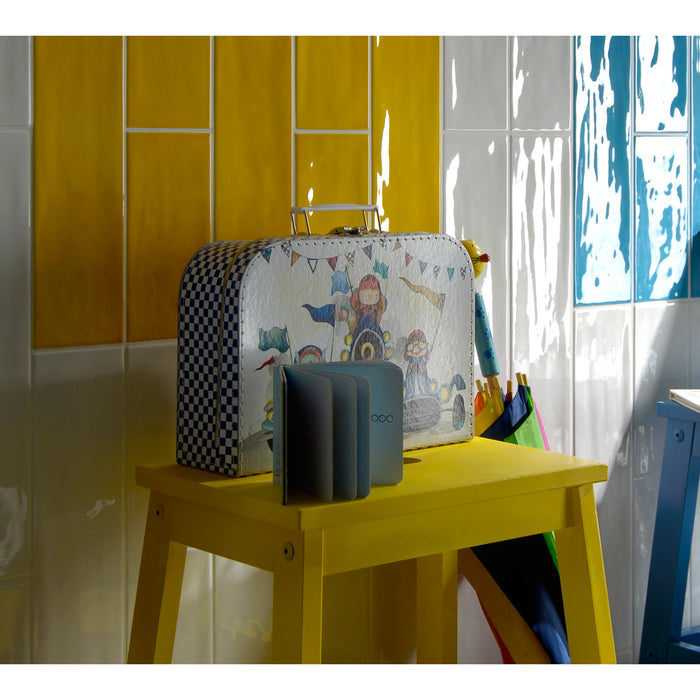 Tesoro - Joyful 4" x 16" Subway Tile - Mango Wall Install