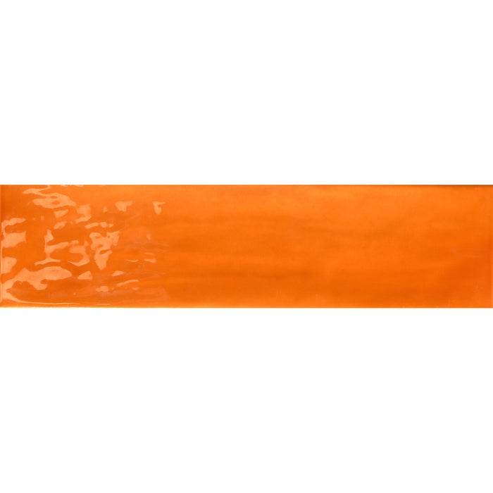 Tesoro - Joyful 4" x 16" Subway Tile - Papaya