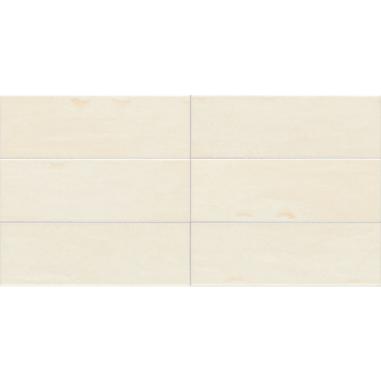 Tesoro - Maiolica 4 in. x 12 in. Ceramic Wall Tile - Crema