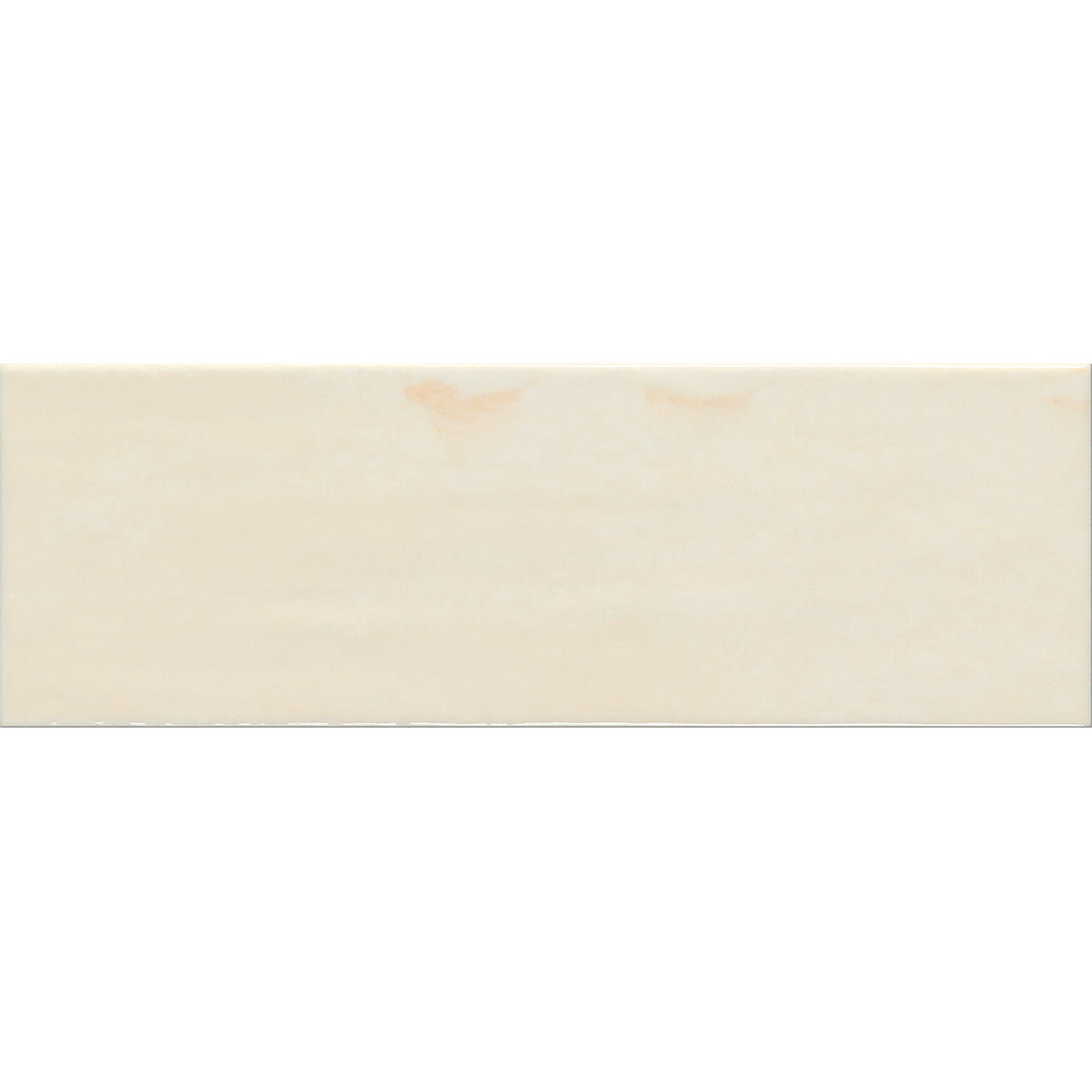 Tesoro - Maiolica 4 in. x 12 in. Ceramic Wall Tile - Crema