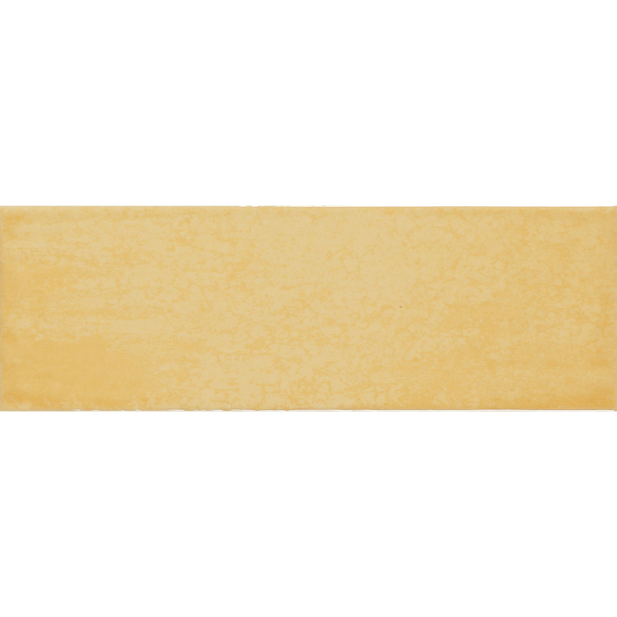 Tesoro - Maiolica 4 in. x 12 in. Ceramic Wall Tile - Ocra