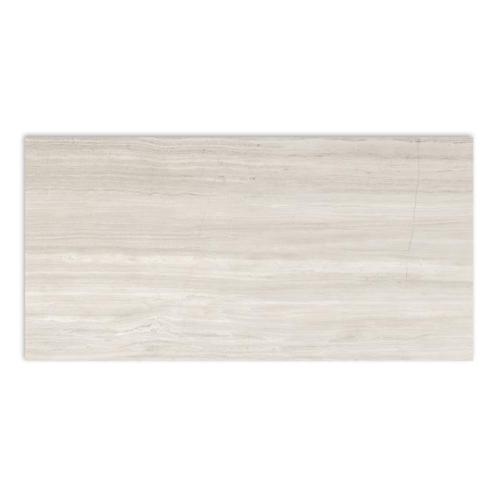 Tesoro - Mayfair 12 in. x 24 in. Porcelain Tile - Strada Ash Polished