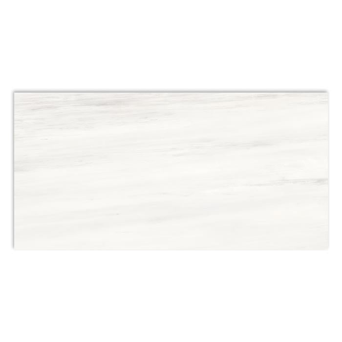 Tesoro - Mayfair 12 in. x 24 in. Porcelain Tile - Suave Bianco Polished