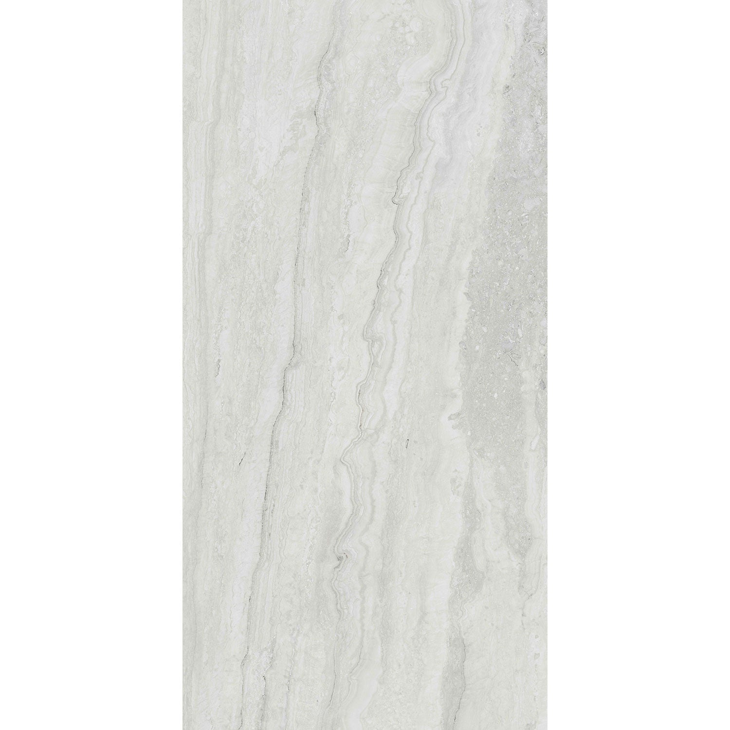 Tesoro - Memento - 12 in. x 24 in. Porcelain Tile - Bianco Polished