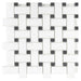 Tesoro Metropolitan Blends - Basketweave Thassos with Black Dot