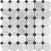 Tesoro Metropolitan Blends - Octagon White Carrara with Black Dot