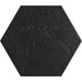 Tesoro - Milano Hex Pressed Porcelain - Black