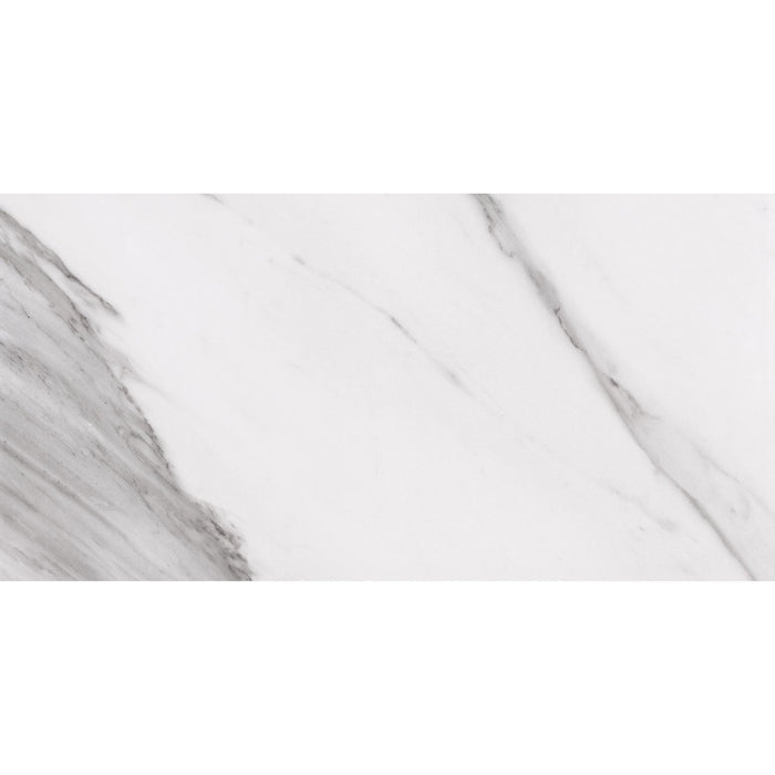 Tesoro - Nova - 12 in. x 24 in. Porcelain Tile - Bianco Carrara 4