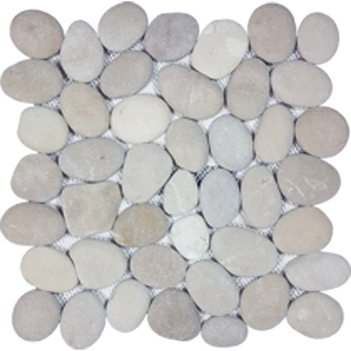 Tesoro Decorative Collection - Ocean Stone Mosaics - Classic Tan Pebble