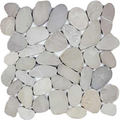 Tesoro Decorative Collection - Ocean Stone Mosaics - Tan Sliced