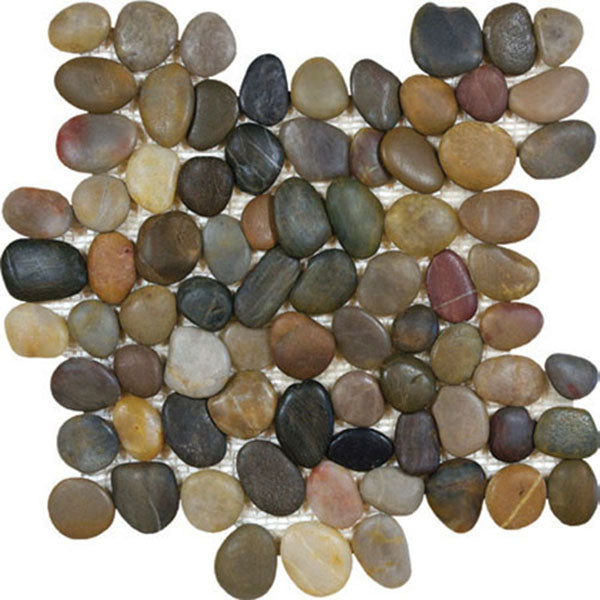 Tesoro Decorative Collection - Ocean Stone Mosaics - Tiger Eye Pebble