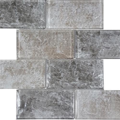 Tesoro Revere - Hazel/ Natural  3 in. x 6 in. Convex Mosaic Blend