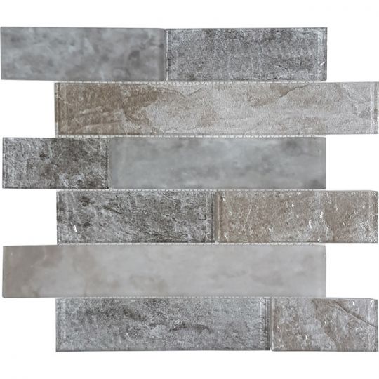 Tesoro Revere - Hazel/ Natural 2 in. x 6 in. Glossy and Matte Blend