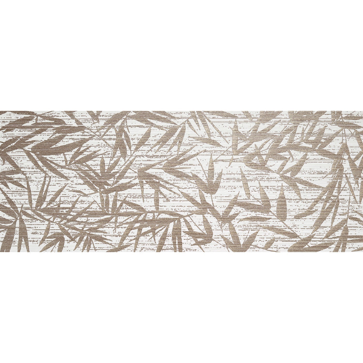 Tesoro - Shui - 14 in. x 36 in. Porcelain Tile - Leaves Deco