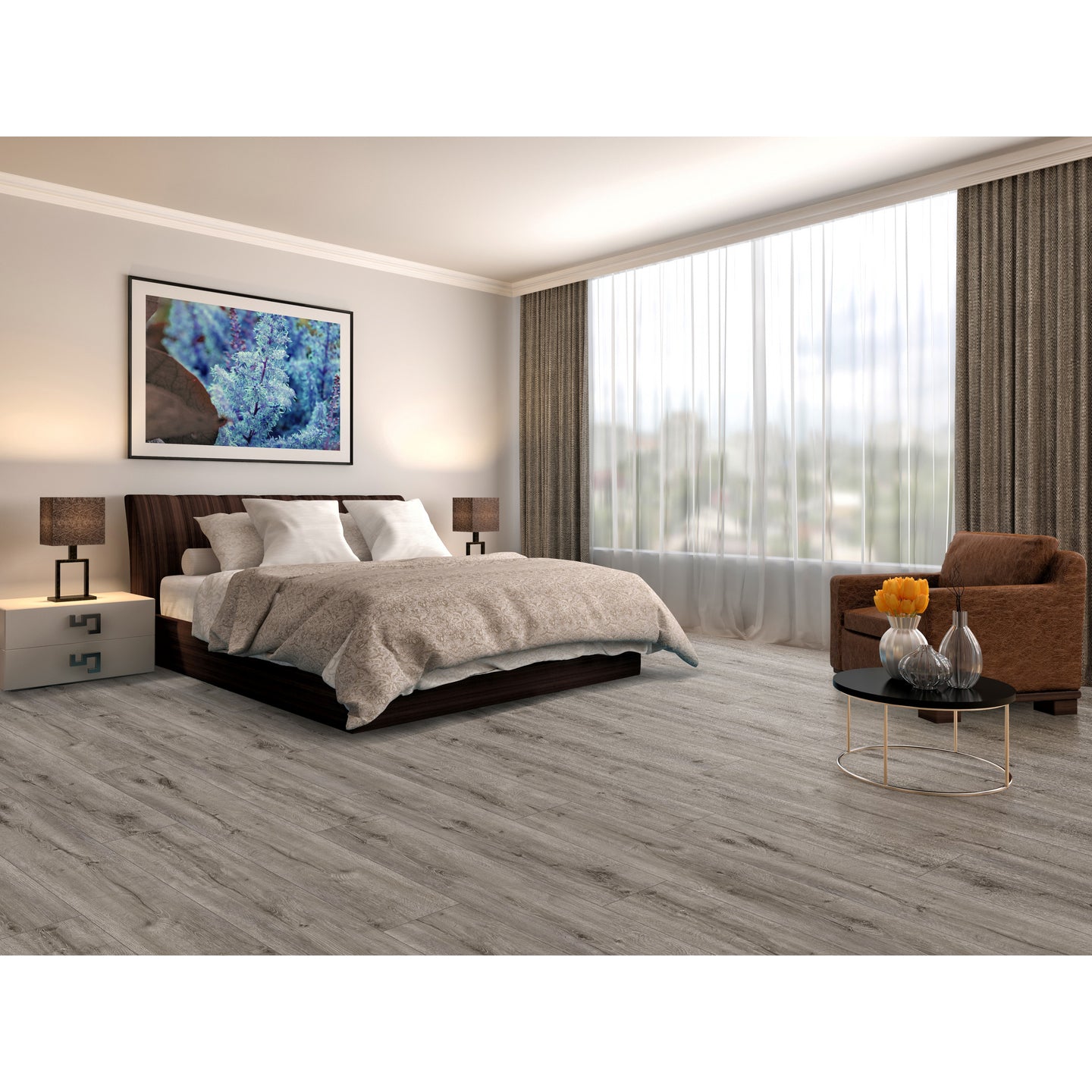 Tesoro - SierraLux Luxury Engineered Planks - Pewter