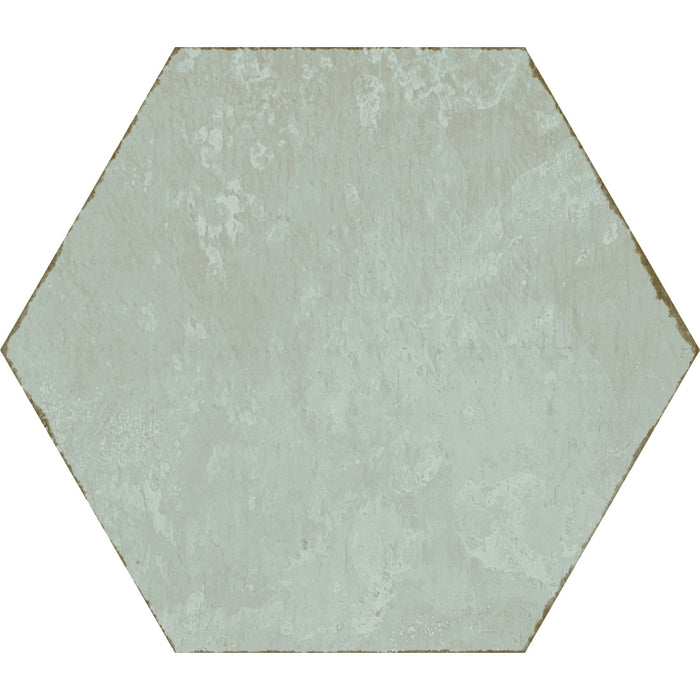Tesoro - Spring Time Hex Porcelain Tile - Aqua