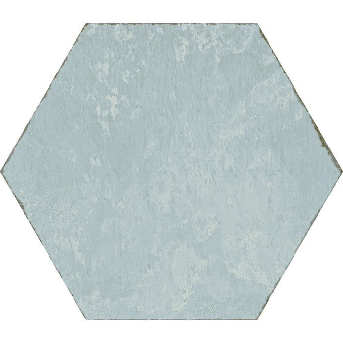 Tesoro - Spring Time Hex Porcelain Tile - Blue