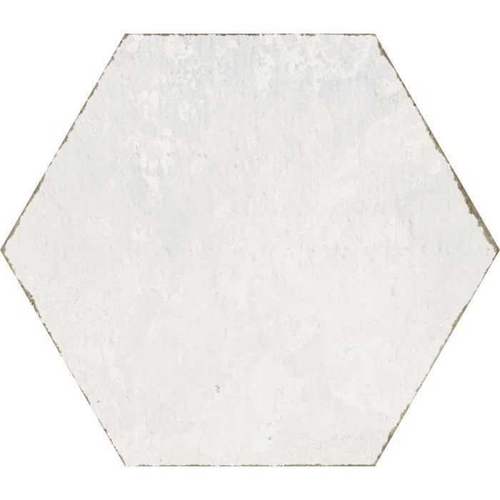 Tesoro - Spring Time Hex Porcelain Tile - White