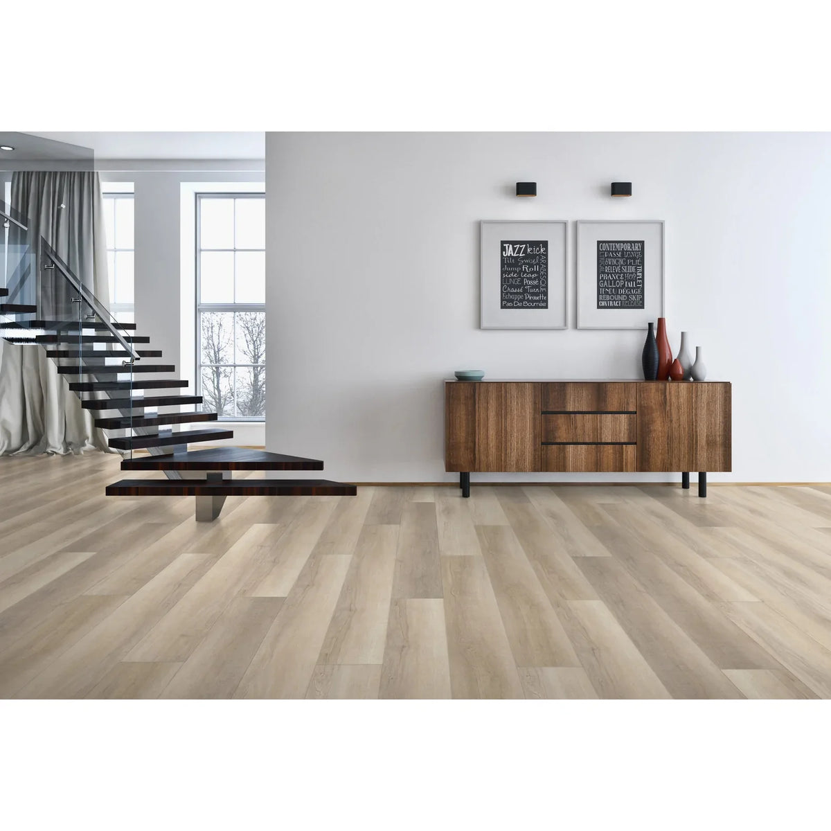 Tesoro - Timberlux Luxury Engineered Planks - Sandalwood Room Scene