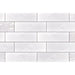 Topcu - Amazonia - 2.5 in. x 8 in. Ceramic Wall Tile - Artic
