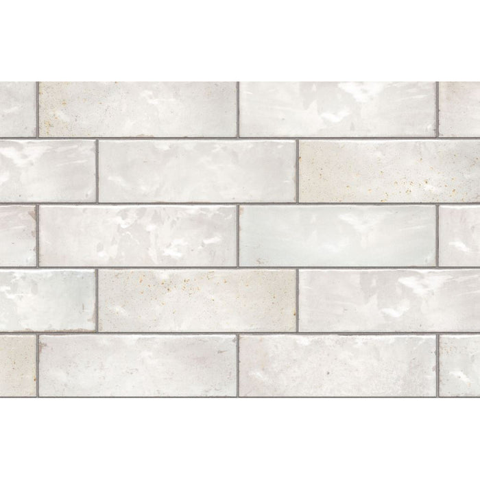 Topcu - Amazonia - 2.5 in. x 8 in. Ceramic Wall Tile - Chalk — Floorzz