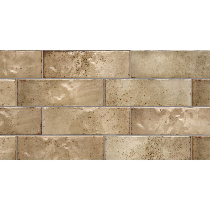 Topcu - Amazonia - 2.5 in. x 8 in. Ceramic Wall Tile - Stone