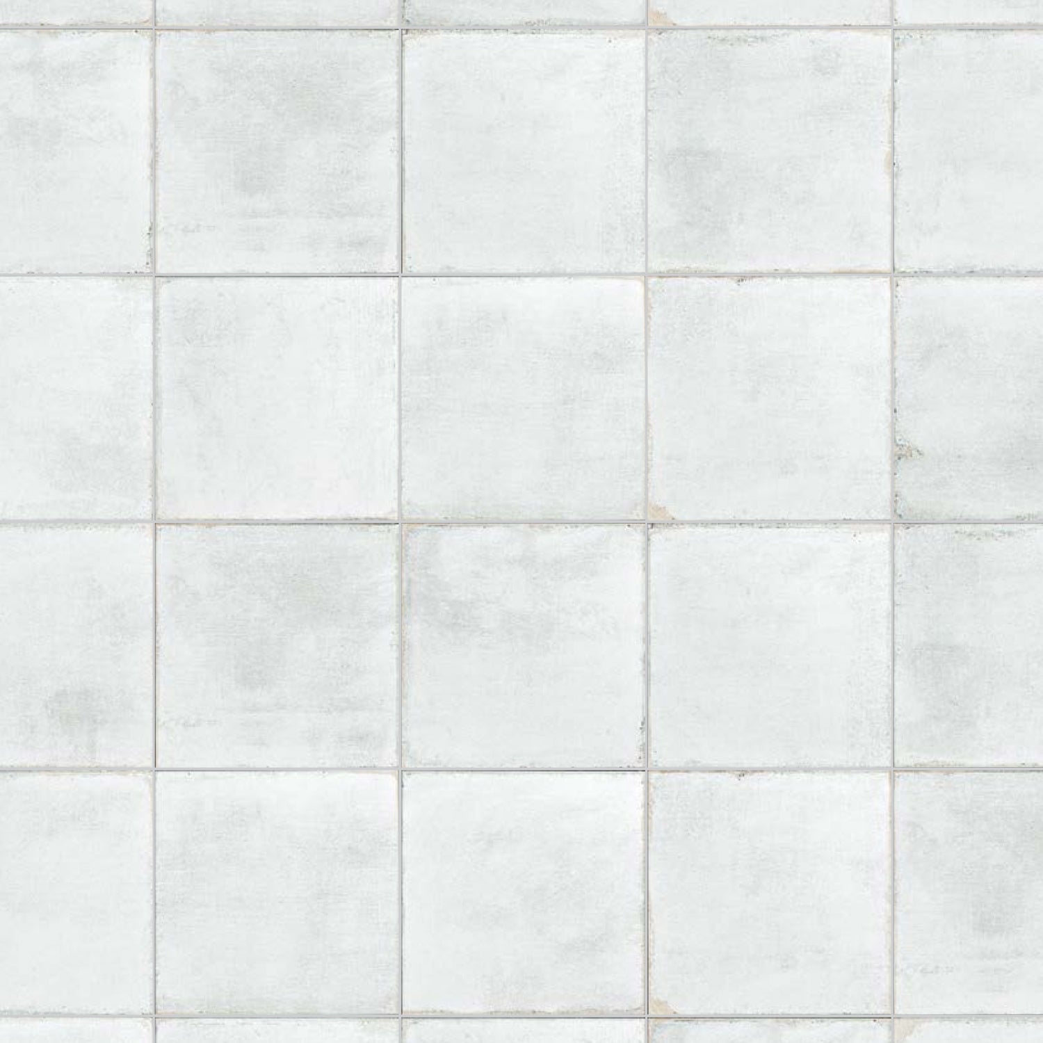 Topcu - Barcelona 6 in. x 6 in. Glazed Porcelain Tile  - All White