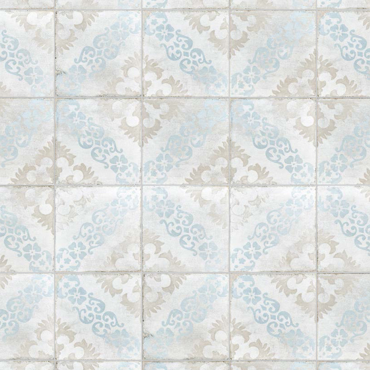 Topcu - Barcelona 6 in. x 6 in. Glazed Porcelain Tile  - Sarria Decor