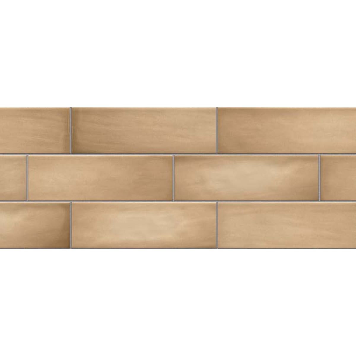 Topcu - Borriana - 3 in. x 12 in. Ceramic Wall Tile - Beige Variation