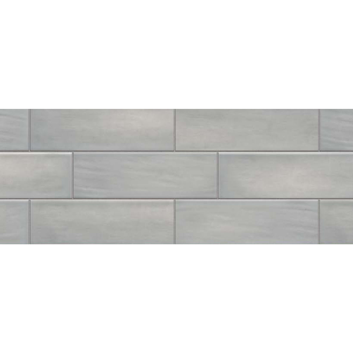 Topcu - Borriana - 3 in. x 12 in. Ceramic Wall Tile - Light Blue Variation