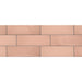 Topcu - Chalky - 2.5 in. x 8 in. Ceramic Wall Tile - Nude Installled