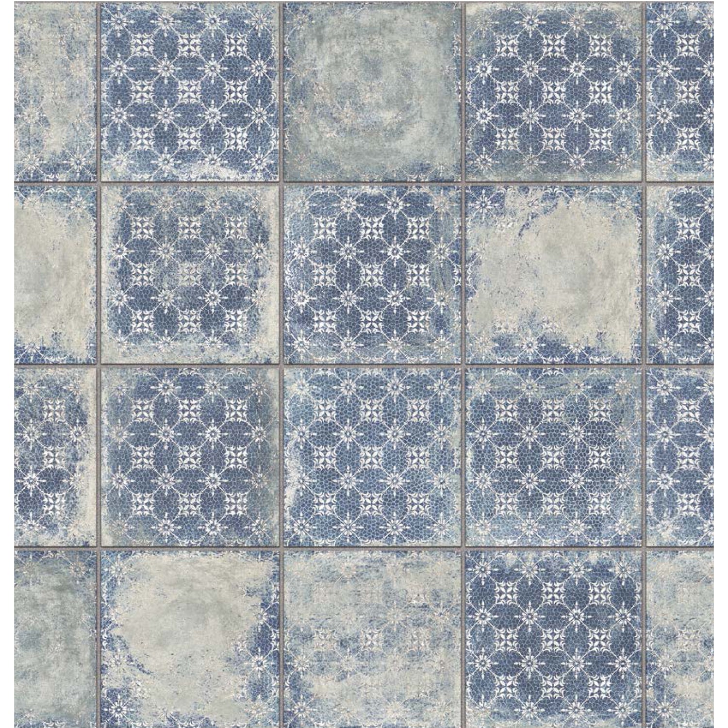 Topcu - Clay 8 in. x 8 in. Porcelain Tile  - Fossil Eve