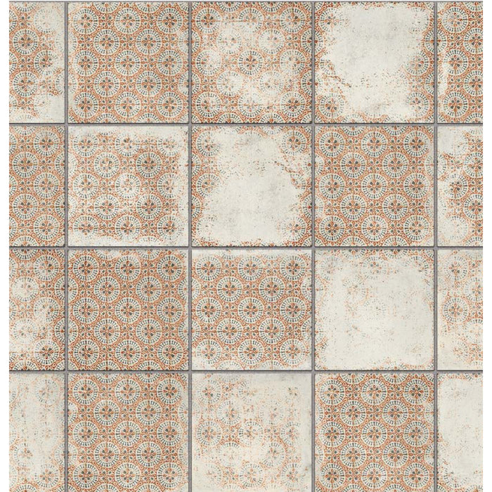 Topcu - Clay 8 in. x 8 in. Porcelain Tile  - Glacier Alanis