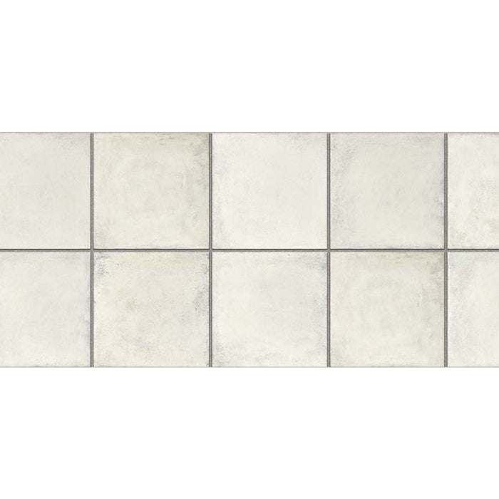 Topcu - Clay 8 in. x 8 in. Porcelain Tile  - Glacier