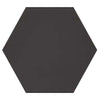 See Topcu - Flamingo 6 in. Porcelain Hexagon Tile - Black